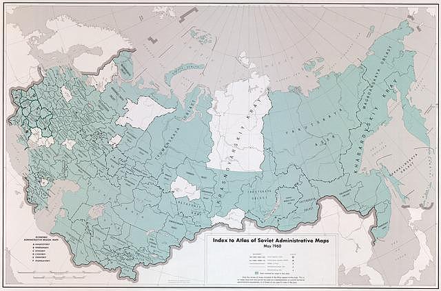 苏联俄罗斯地图