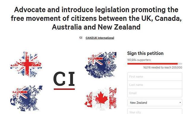 英加澳新四国互通又有新进展！四国签名请愿人数已超18万人，该建议将提交英国政府！
